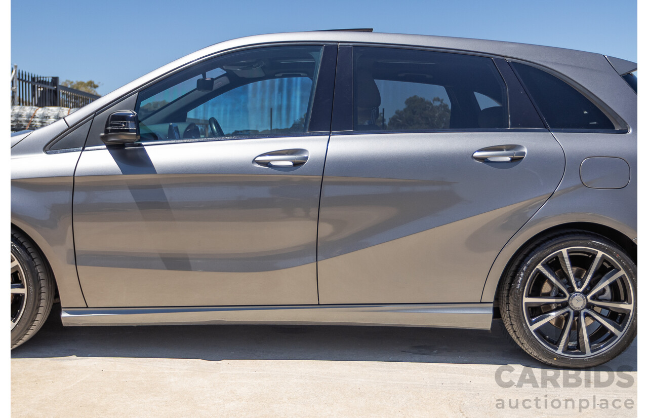 4/2014 Mercedes-Benz B250 246 MY14 5D Hatchback Mountain Grey Metallic Turbo 2.0L