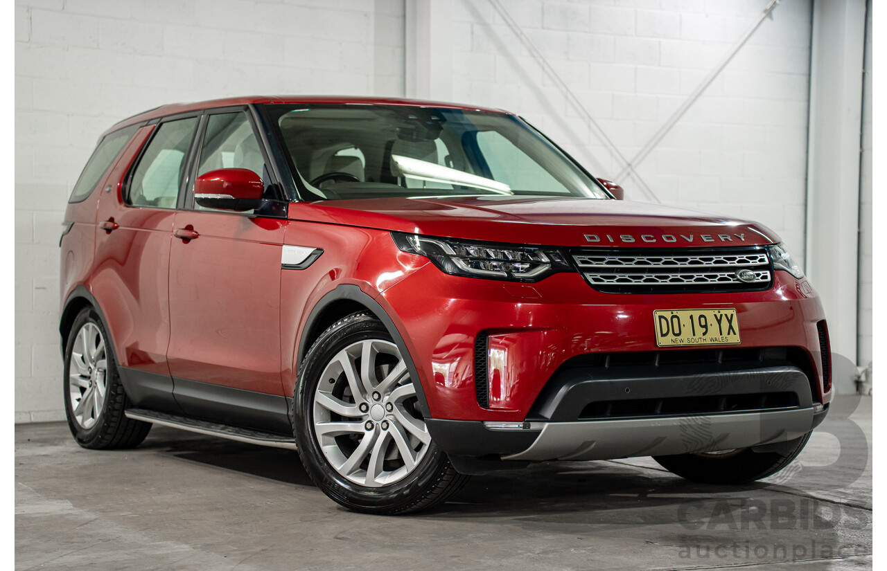 12/2017 Land Rover Discovery TD6 HSE (4WD) MY17 4d Wagon Firenze Red Metallic Turbo Diesel V6 3.0L