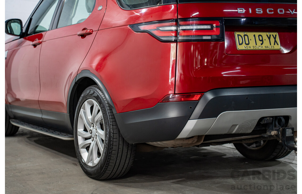 12/2017 Land Rover Discovery TD6 HSE (4WD) MY17 4d Wagon Firenze Red Metallic Turbo Diesel V6 3.0L