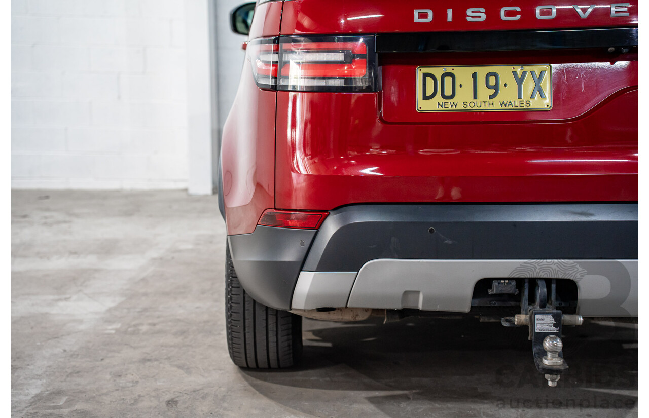 12/2017 Land Rover Discovery TD6 HSE (4WD) MY17 4d Wagon Firenze Red Metallic Turbo Diesel V6 3.0L