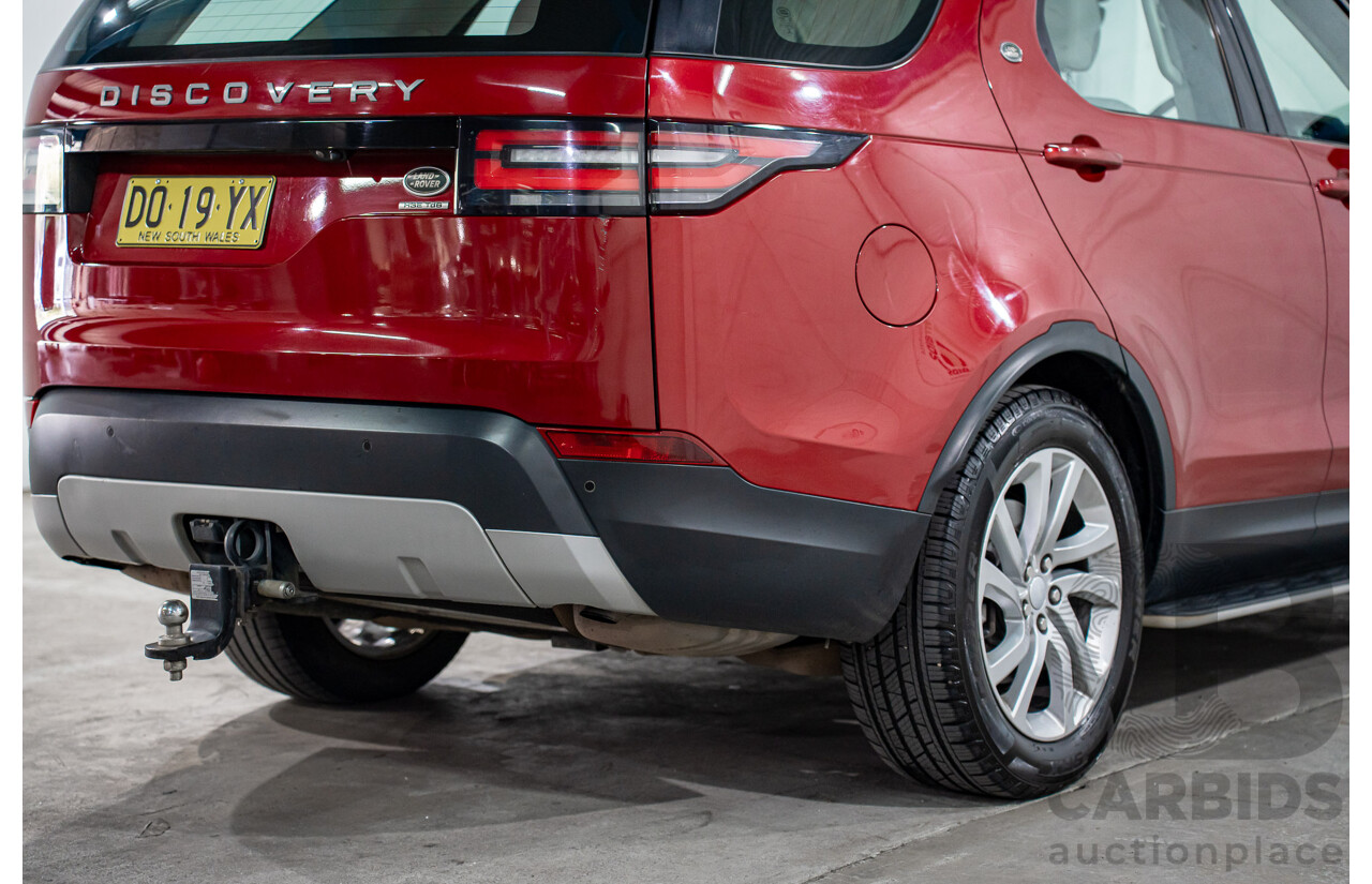 12/2017 Land Rover Discovery TD6 HSE (4WD) MY17 4d Wagon Firenze Red Metallic Turbo Diesel V6 3.0L