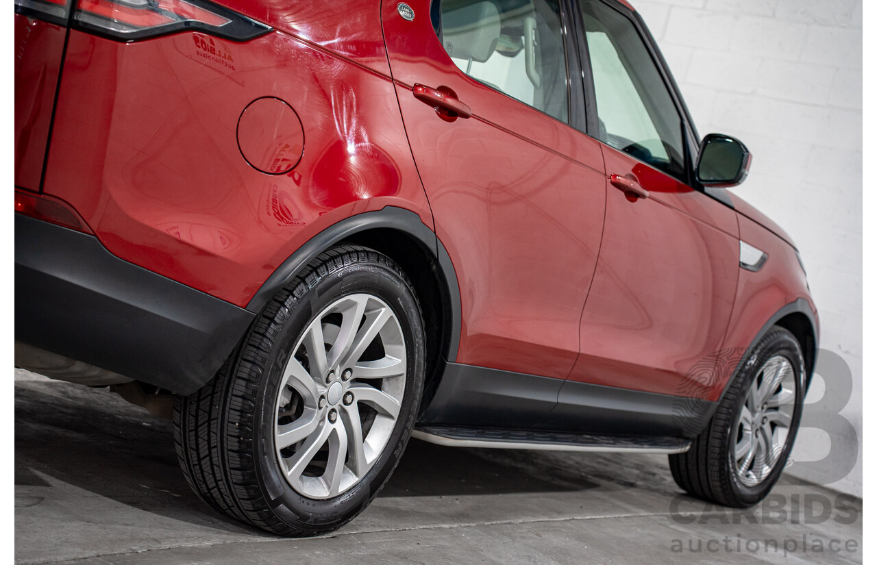 12/2017 Land Rover Discovery TD6 HSE (4WD) MY17 4d Wagon Firenze Red Metallic Turbo Diesel V6 3.0L