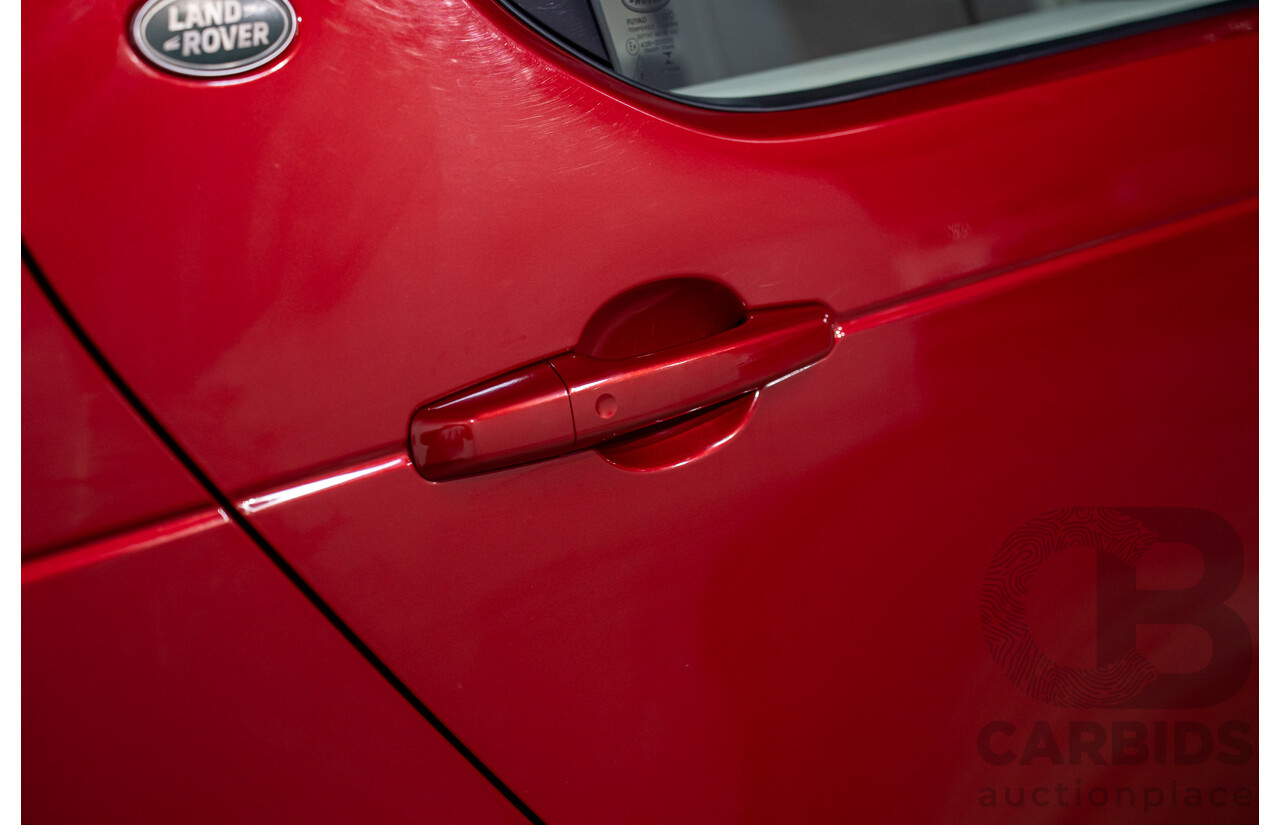 12/2017 Land Rover Discovery TD6 HSE (4WD) MY17 4d Wagon Firenze Red Metallic Turbo Diesel V6 3.0L