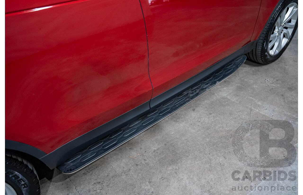 12/2017 Land Rover Discovery TD6 HSE (4WD) MY17 4d Wagon Firenze Red Metallic Turbo Diesel V6 3.0L