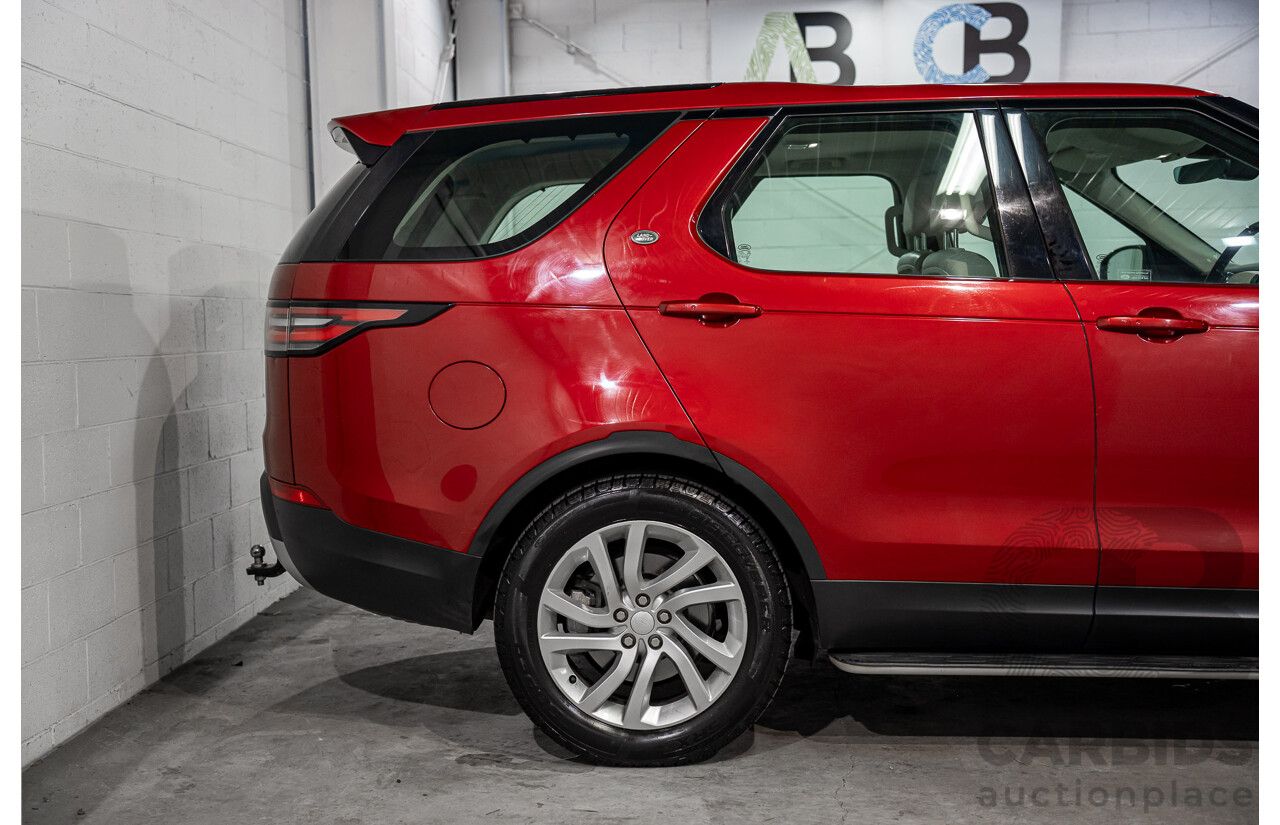 12/2017 Land Rover Discovery TD6 HSE (4WD) MY17 4d Wagon Firenze Red Metallic Turbo Diesel V6 3.0L