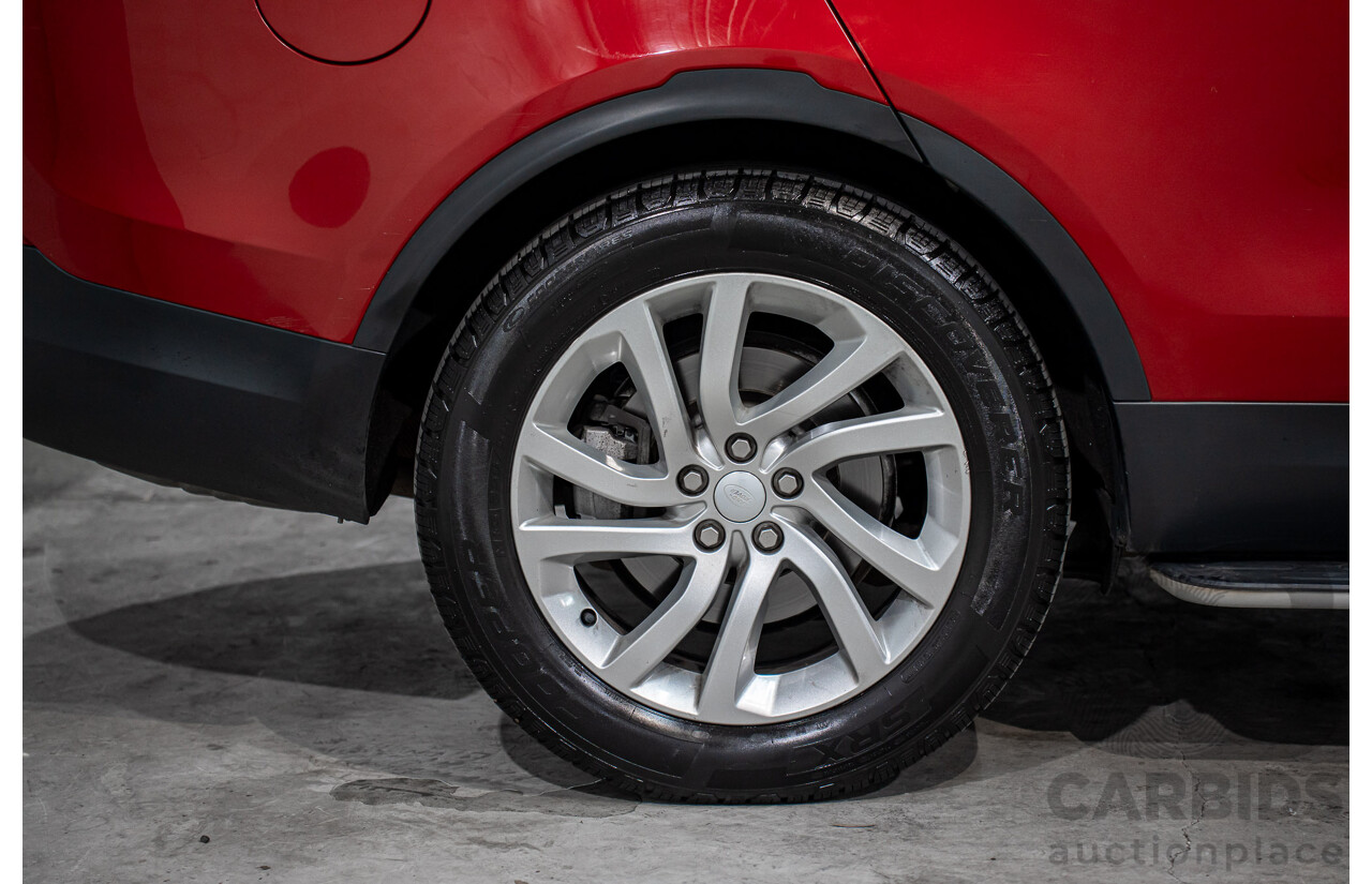 12/2017 Land Rover Discovery TD6 HSE (4WD) MY17 4d Wagon Firenze Red Metallic Turbo Diesel V6 3.0L