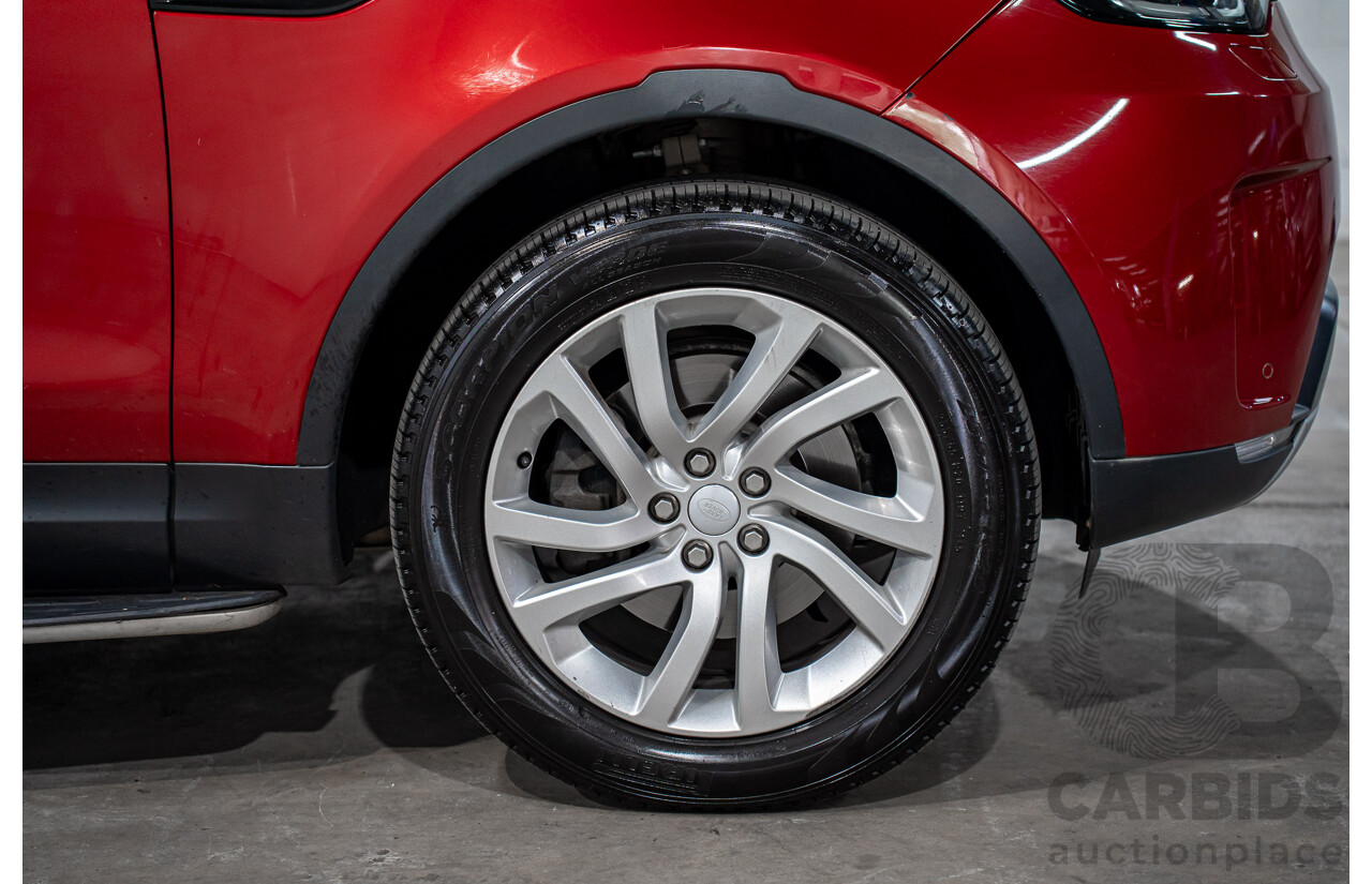 12/2017 Land Rover Discovery TD6 HSE (4WD) MY17 4d Wagon Firenze Red Metallic Turbo Diesel V6 3.0L