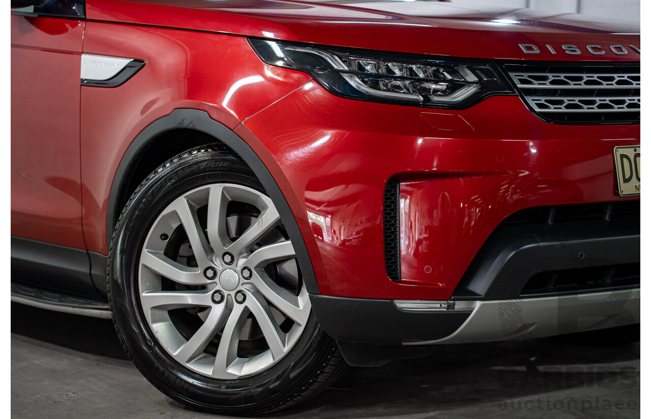 12/2017 Land Rover Discovery TD6 HSE (4WD) MY17 4d Wagon Firenze Red Metallic Turbo Diesel V6 3.0L