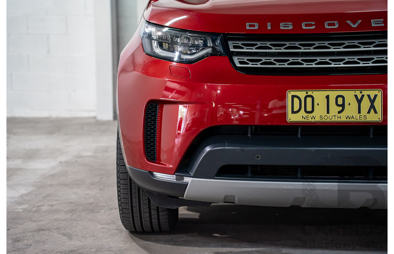 12/2017 Land Rover Discovery TD6 HSE (4WD) MY17 4d Wagon Firenze Red Metallic Turbo Diesel V6 3.0L