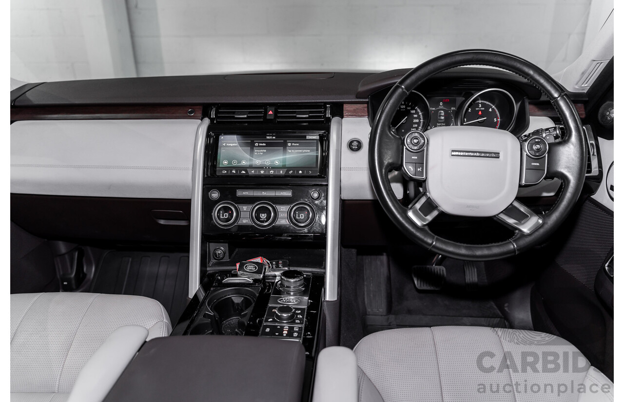 12/2017 Land Rover Discovery TD6 HSE (4WD) MY17 4d Wagon Firenze Red Metallic Turbo Diesel V6 3.0L