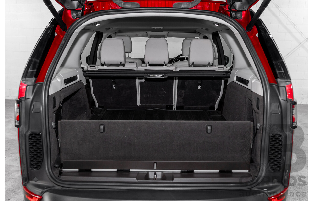 12/2017 Land Rover Discovery TD6 HSE (4WD) MY17 4d Wagon Firenze Red Metallic Turbo Diesel V6 3.0L