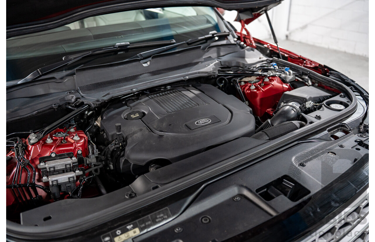 12/2017 Land Rover Discovery TD6 HSE (4WD) MY17 4d Wagon Firenze Red Metallic Turbo Diesel V6 3.0L