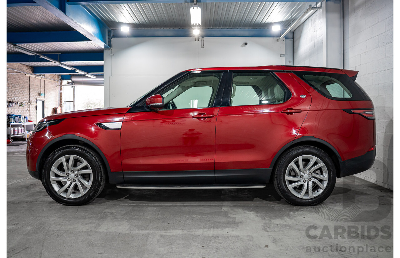 12/2017 Land Rover Discovery TD6 HSE (4WD) MY17 4d Wagon Firenze Red Metallic Turbo Diesel V6 3.0L