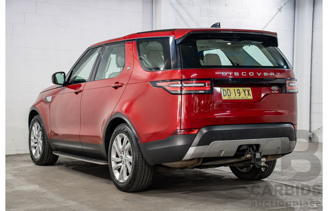 12/2017 Land Rover Discovery TD6 HSE (4WD) MY17 4d Wagon Firenze Red Metallic Turbo Diesel V6 3.0L