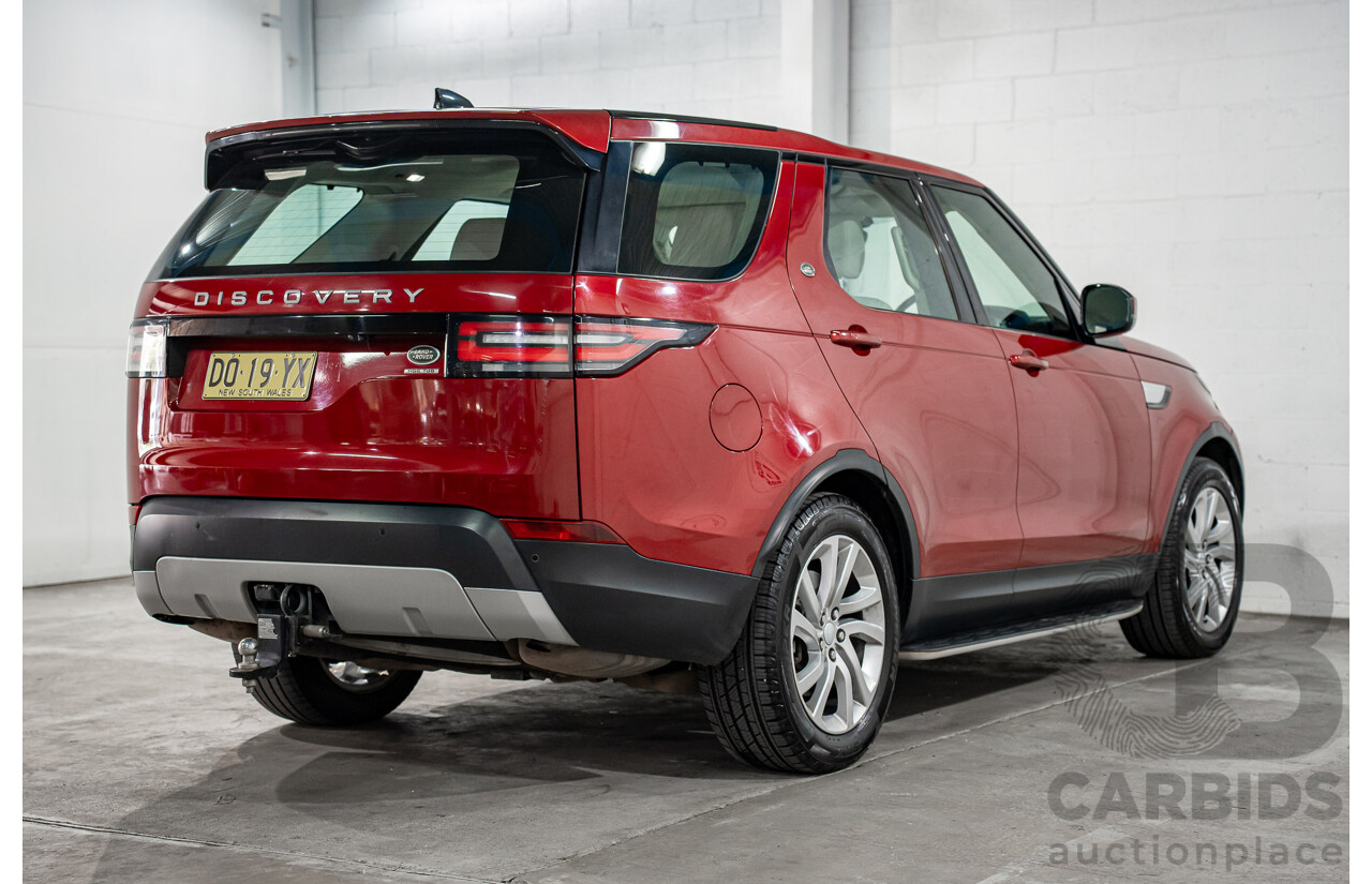 12/2017 Land Rover Discovery TD6 HSE (4WD) MY17 4d Wagon Firenze Red Metallic Turbo Diesel V6 3.0L