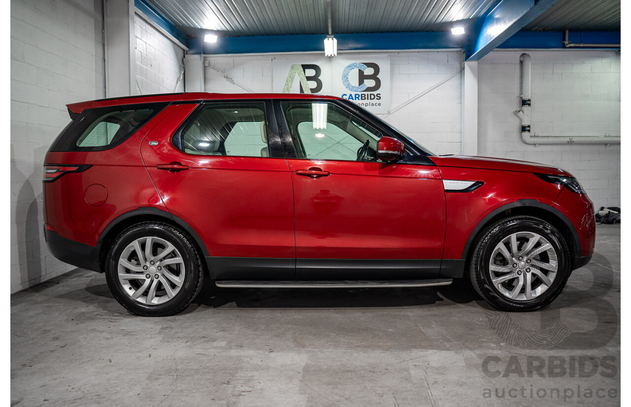 12/2017 Land Rover Discovery TD6 HSE (4WD) MY17 4d Wagon Firenze Red Metallic Turbo Diesel V6 3.0L