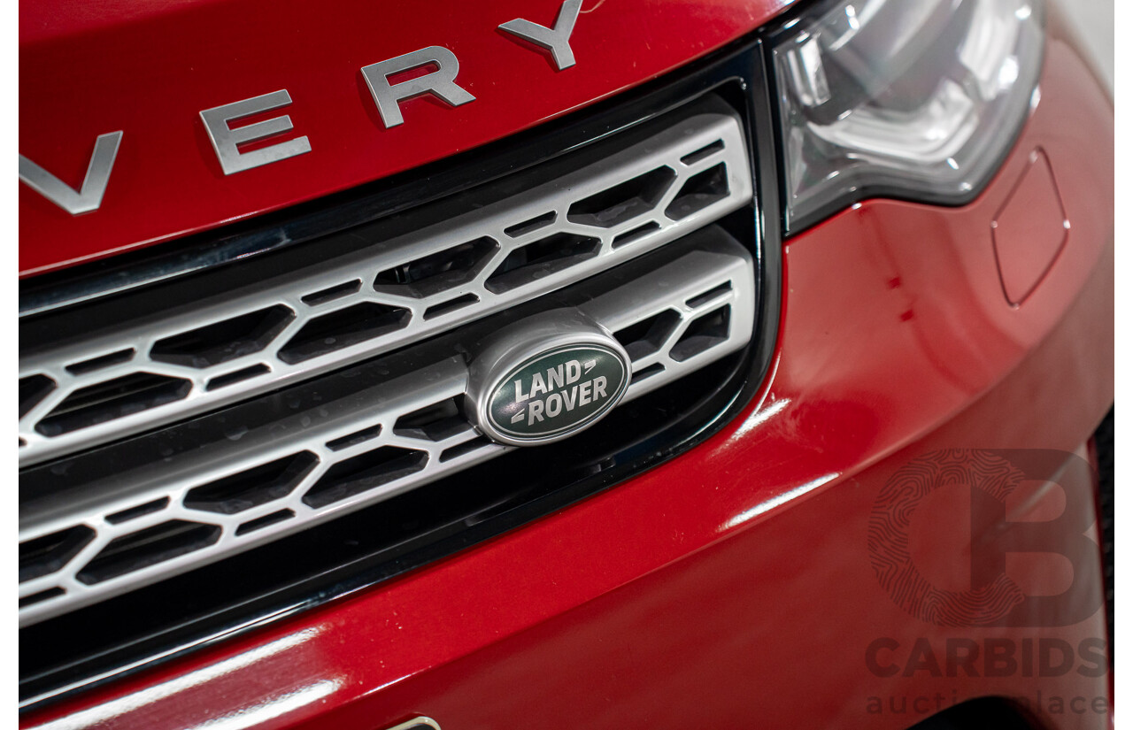 12/2017 Land Rover Discovery TD6 HSE (4WD) MY17 4d Wagon Firenze Red Metallic Turbo Diesel V6 3.0L