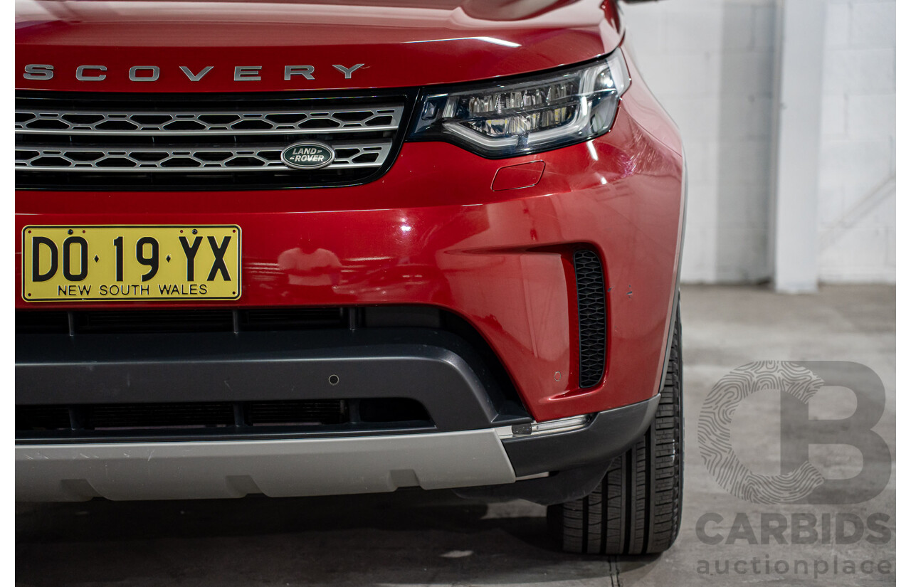 12/2017 Land Rover Discovery TD6 HSE (4WD) MY17 4d Wagon Firenze Red Metallic Turbo Diesel V6 3.0L