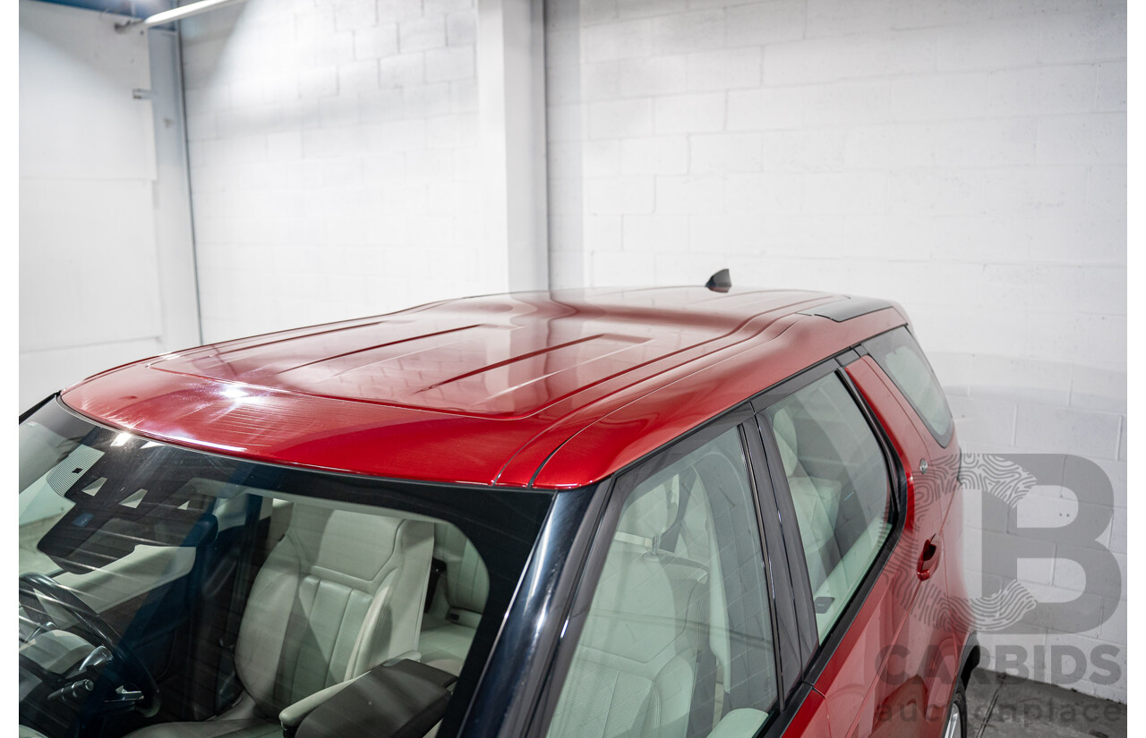 12/2017 Land Rover Discovery TD6 HSE (4WD) MY17 4d Wagon Firenze Red Metallic Turbo Diesel V6 3.0L