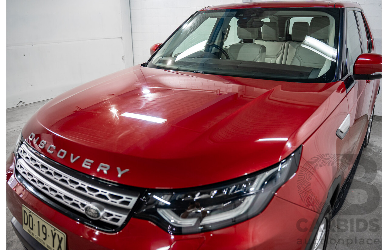 12/2017 Land Rover Discovery TD6 HSE (4WD) MY17 4d Wagon Firenze Red Metallic Turbo Diesel V6 3.0L