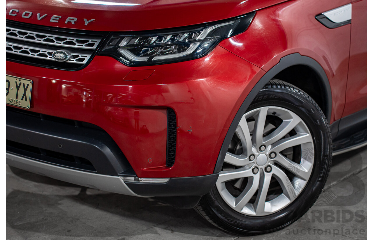 12/2017 Land Rover Discovery TD6 HSE (4WD) MY17 4d Wagon Firenze Red Metallic Turbo Diesel V6 3.0L