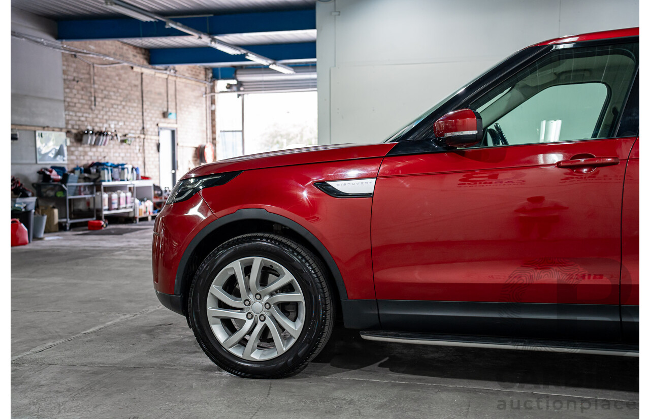 12/2017 Land Rover Discovery TD6 HSE (4WD) MY17 4d Wagon Firenze Red Metallic Turbo Diesel V6 3.0L