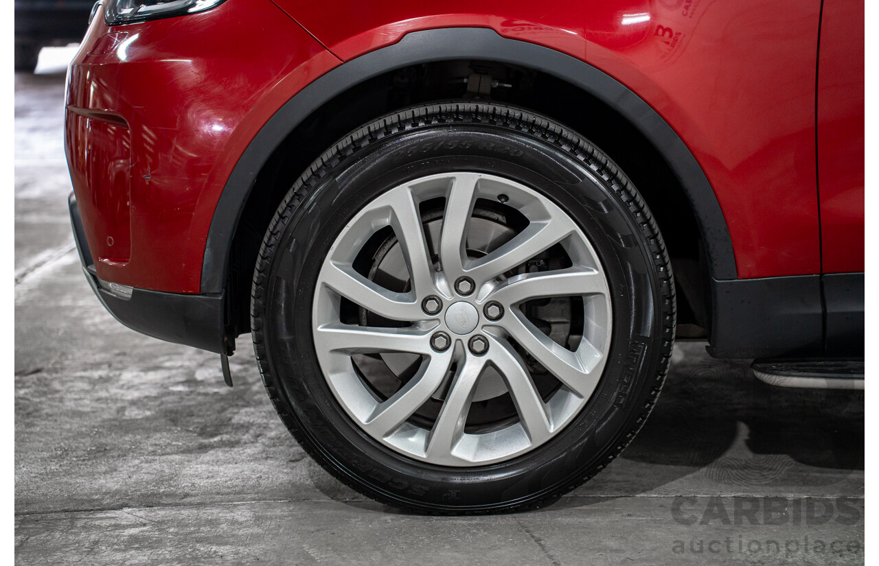 12/2017 Land Rover Discovery TD6 HSE (4WD) MY17 4d Wagon Firenze Red Metallic Turbo Diesel V6 3.0L