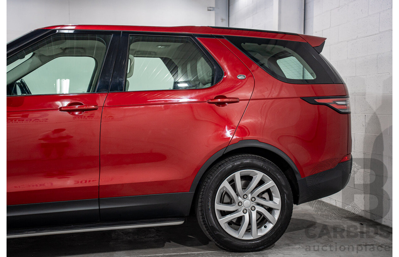 12/2017 Land Rover Discovery TD6 HSE (4WD) MY17 4d Wagon Firenze Red Metallic Turbo Diesel V6 3.0L