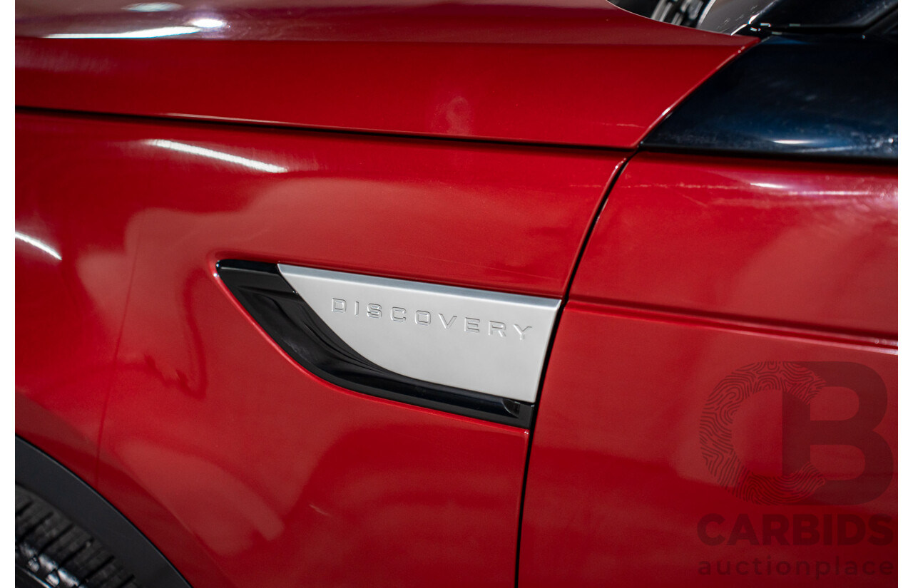 12/2017 Land Rover Discovery TD6 HSE (4WD) MY17 4d Wagon Firenze Red Metallic Turbo Diesel V6 3.0L