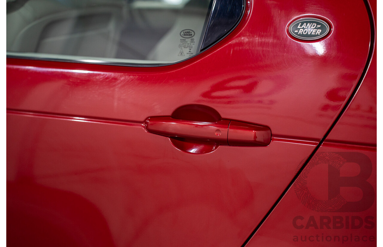 12/2017 Land Rover Discovery TD6 HSE (4WD) MY17 4d Wagon Firenze Red Metallic Turbo Diesel V6 3.0L