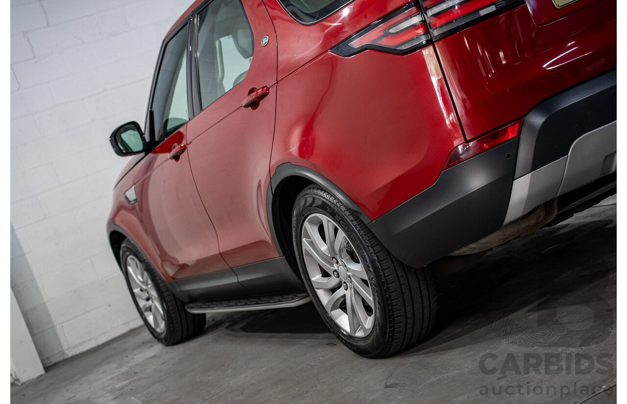 12/2017 Land Rover Discovery TD6 HSE (4WD) MY17 4d Wagon Firenze Red Metallic Turbo Diesel V6 3.0L