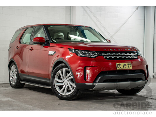 12/2017 Land Rover Discovery TD6 HSE (4WD) MY17 4d Wagon Firenze Red Metallic Turbo Diesel V6 3.0L
