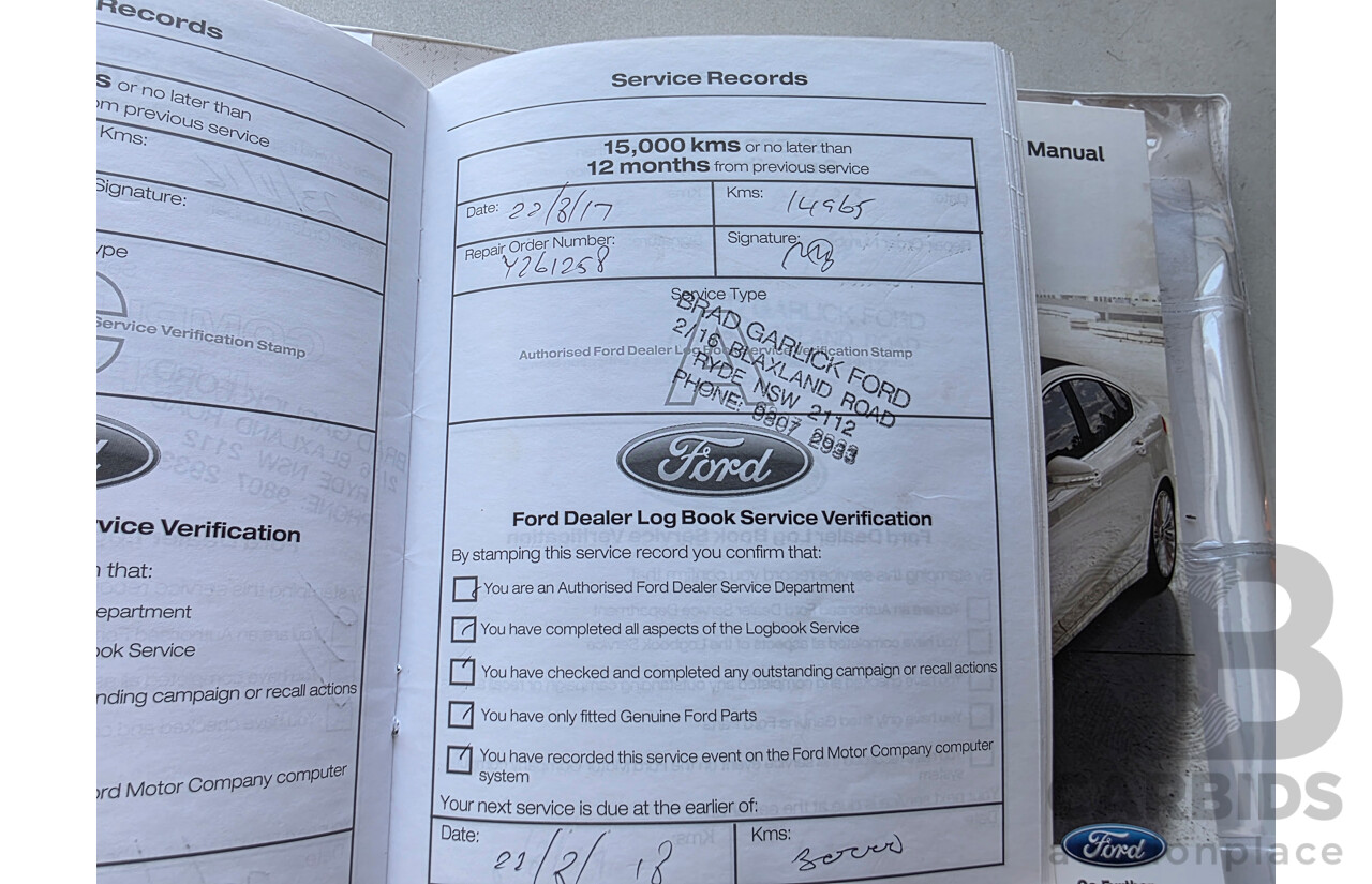 08/2016 Ford Mondeo Ambiente TDCi MD 4D Wagon Frozen White Turbo Diesel 2.0L