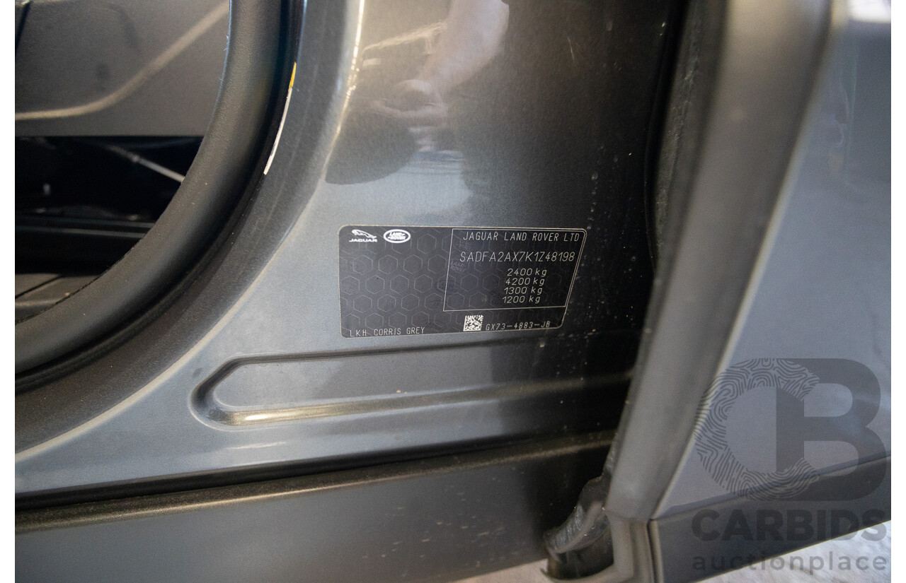 4/2019 Jaguar E-Pace P250 S (AWD) X540 MY19 4d Wagon Corris Grey Metallic Turbo 2.0L