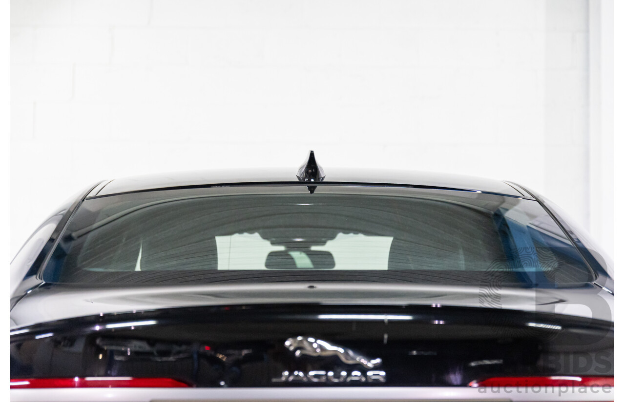 10/2018 Jaguar XF 25t R-Sport (184kW RWD) X260 MY19 4D Sedan Ultimate Black Metallic Turbo 2.0L