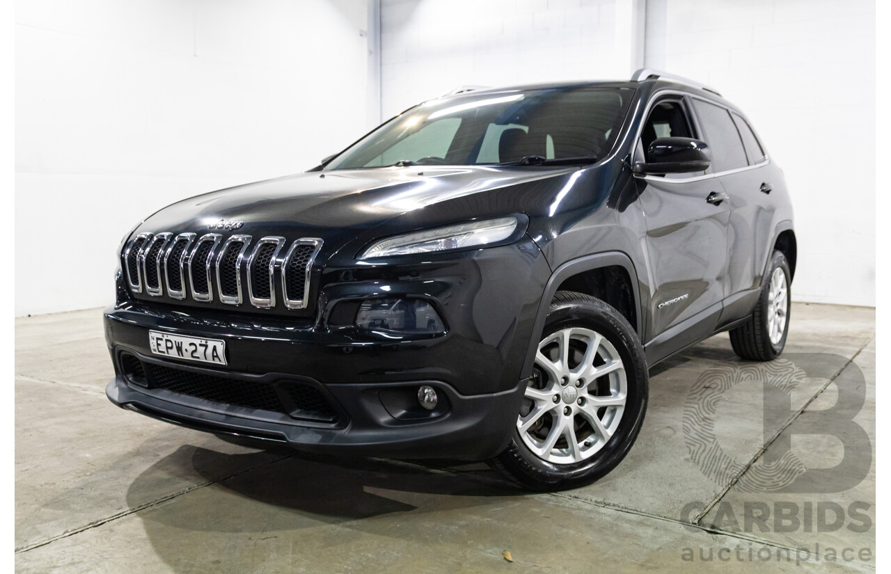 7/2014 Jeep Cherokee Longitude (4x4) KL MY15 4d Wagon Brilliant Black Pearl 3.2L