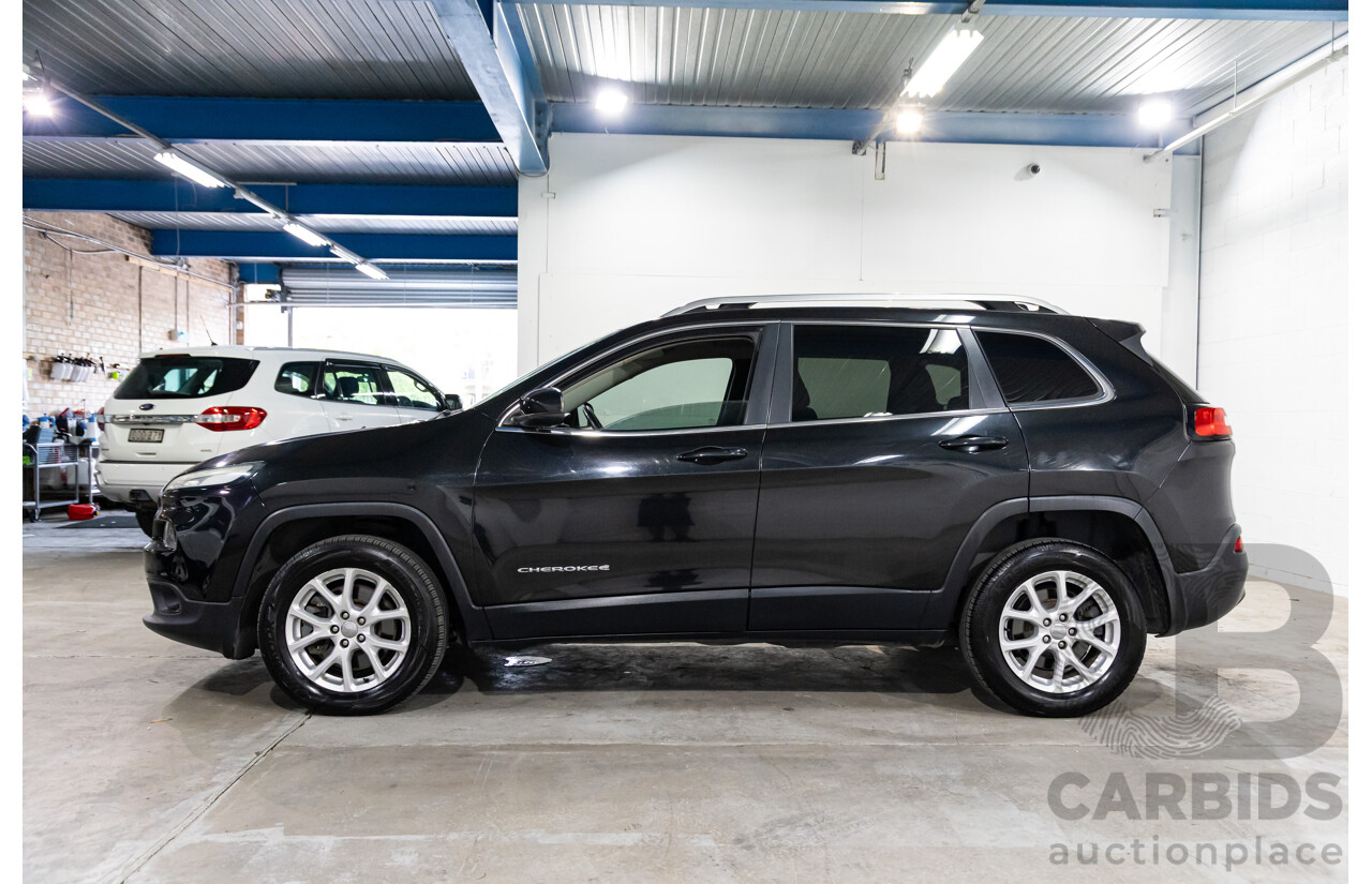 7/2014 Jeep Cherokee Longitude (4x4) KL MY15 4d Wagon Brilliant Black Pearl 3.2L