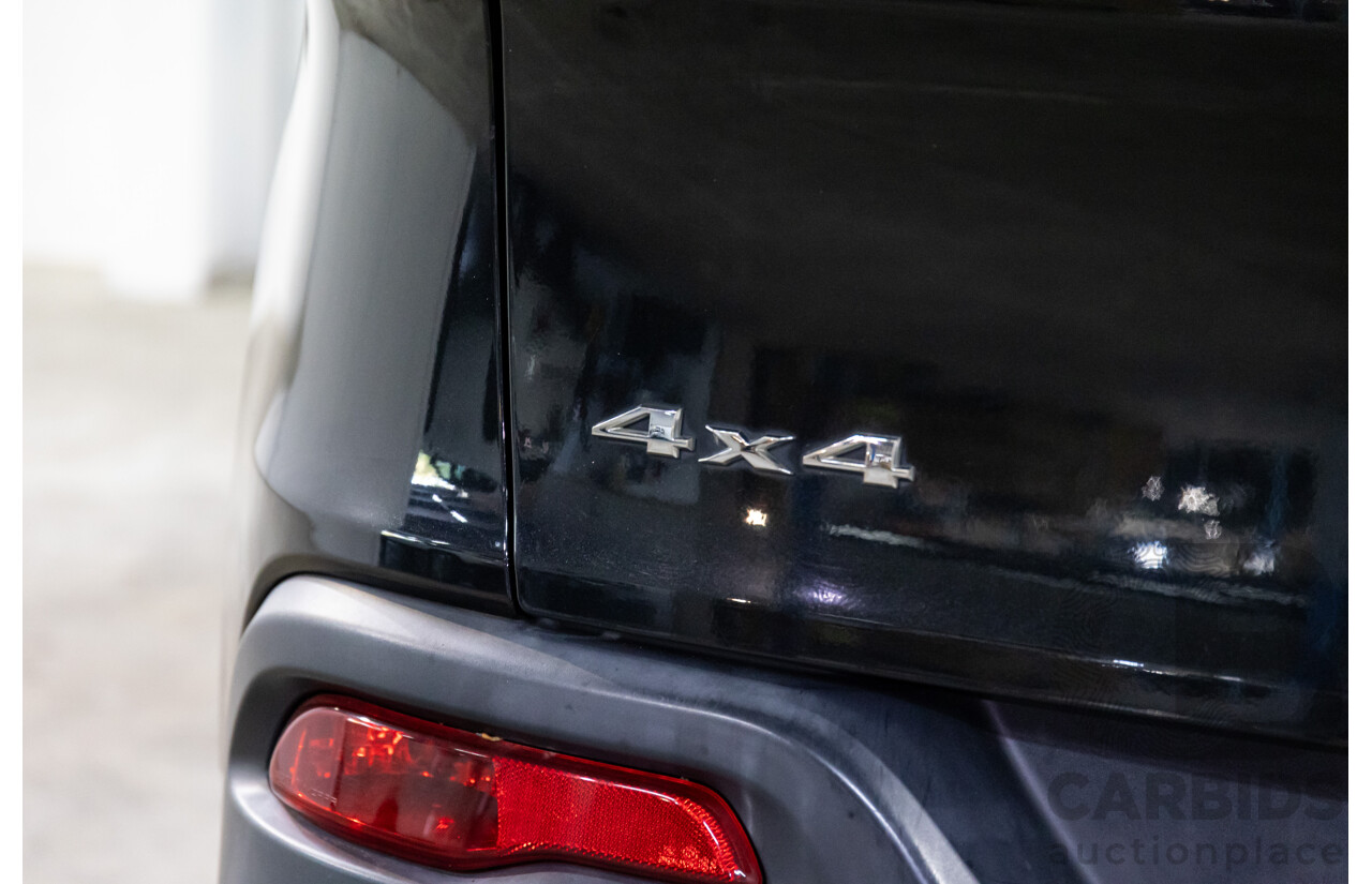 7/2014 Jeep Cherokee Longitude (4x4) KL MY15 4d Wagon Brilliant Black Pearl 3.2L