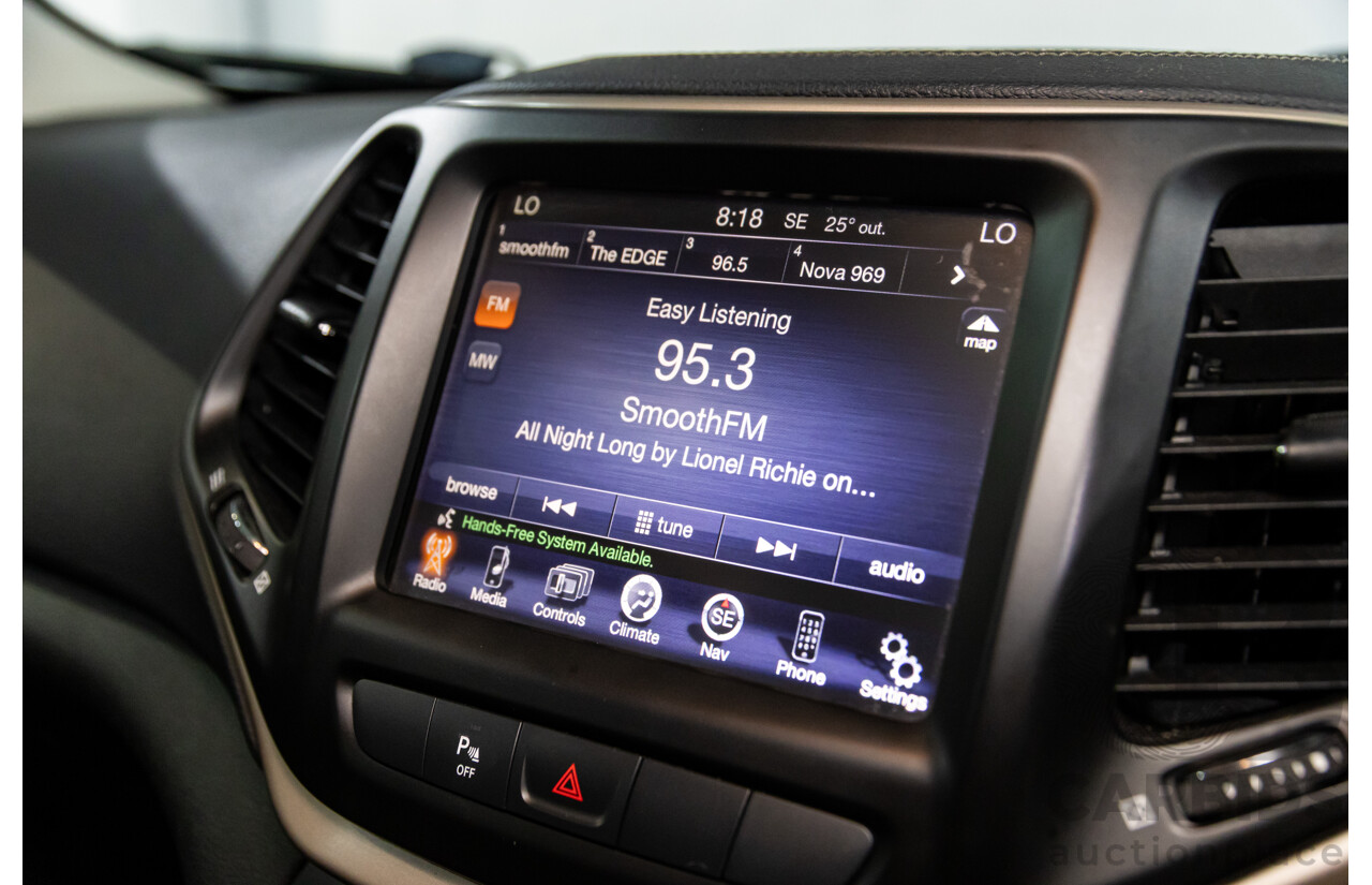 7/2014 Jeep Cherokee Longitude (4x4) KL MY15 4d Wagon Brilliant Black Pearl 3.2L