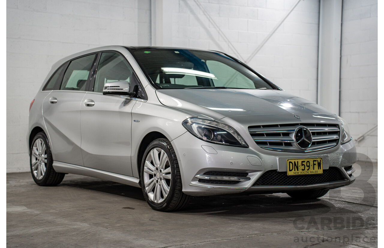 8/2012 Mercedes-Benz B200 CDI BE 246 MY13 5d Hatchback Polar Silver Metallic Turbo Diesel 1.8L