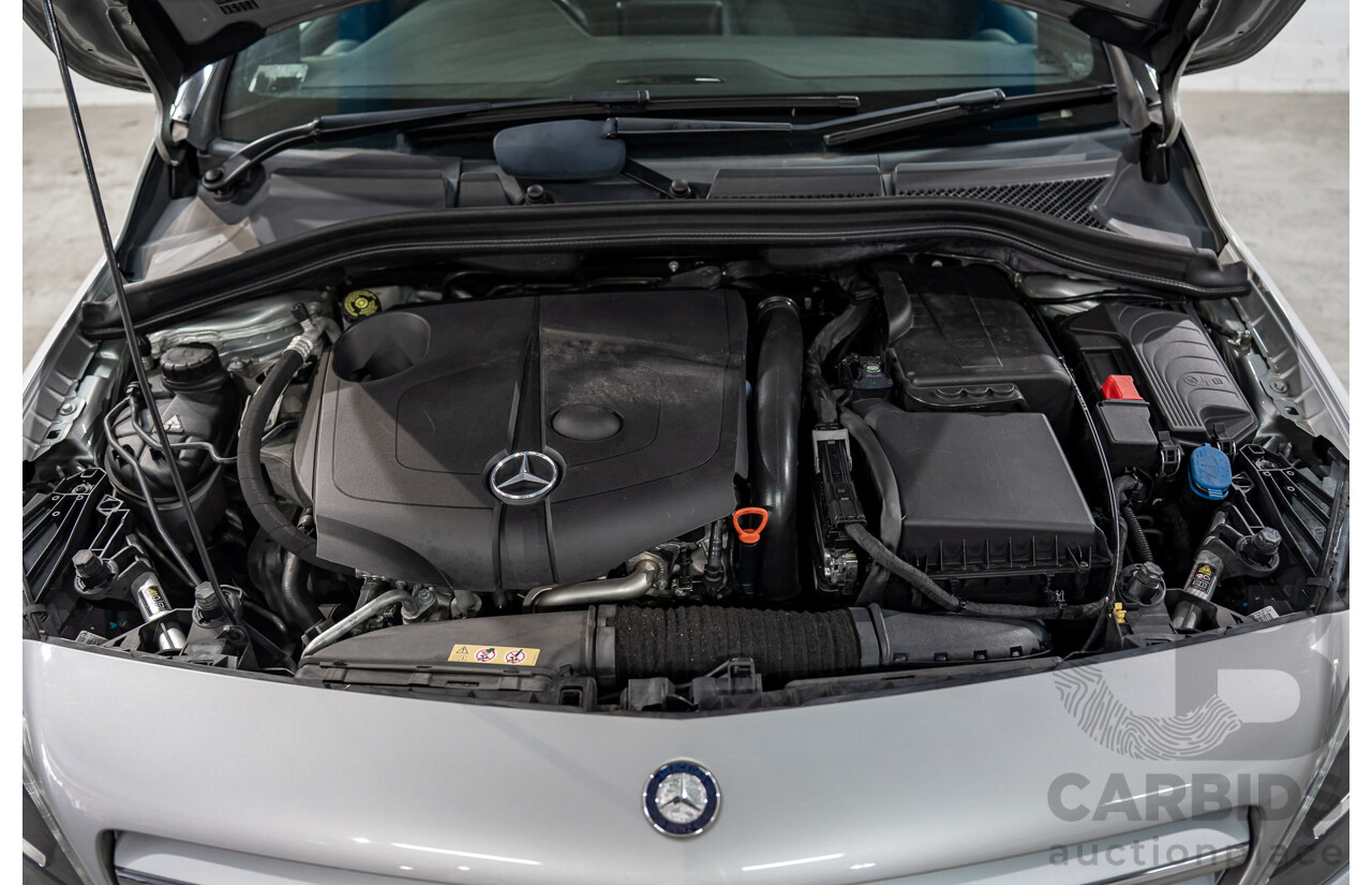 8/2012 Mercedes-Benz B200 CDI BE 246 MY13 5d Hatchback Polar Silver Metallic Turbo Diesel 1.8L