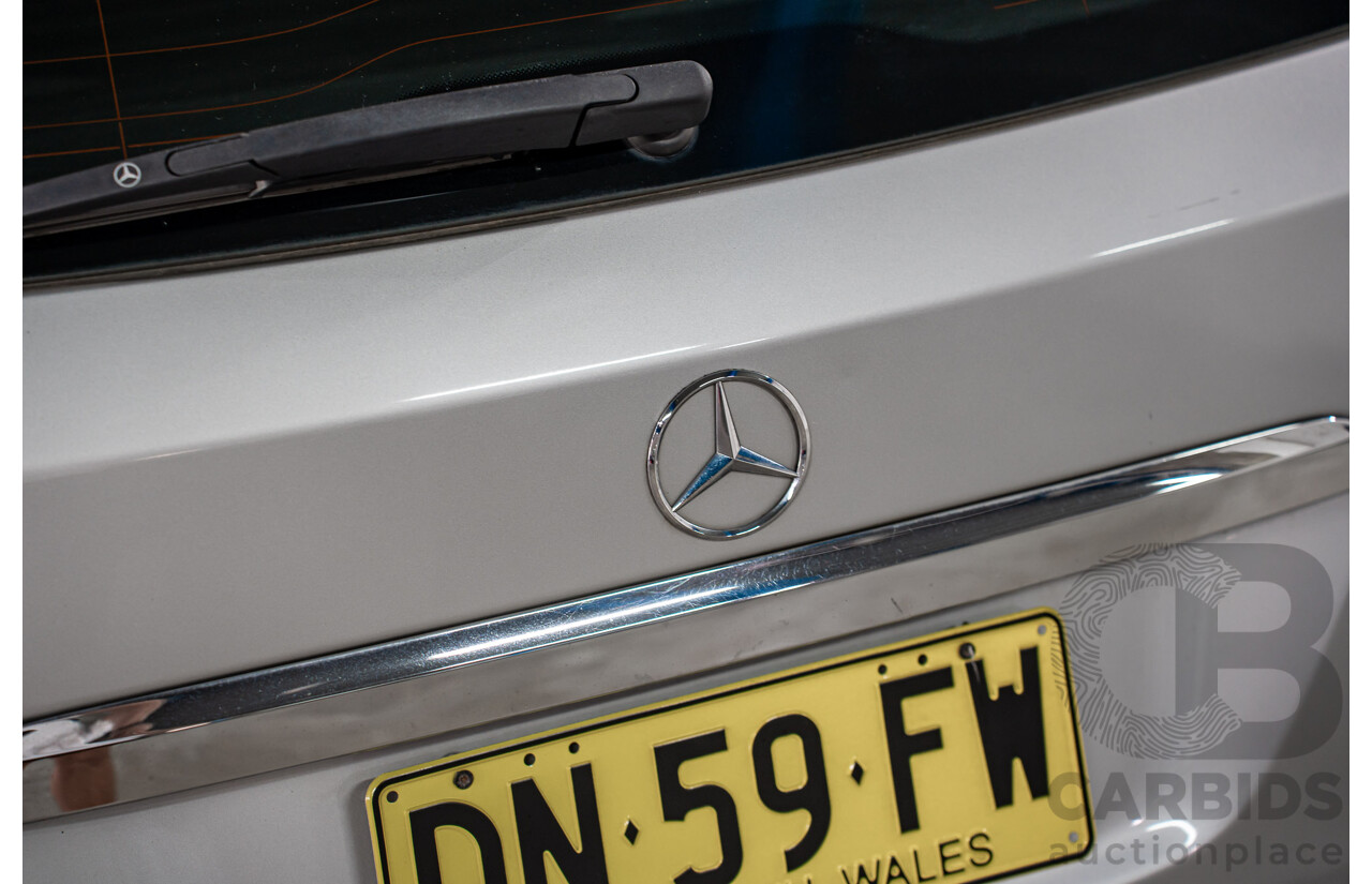 8/2012 Mercedes-Benz B200 CDI BE 246 MY13 5d Hatchback Polar Silver Metallic Turbo Diesel 1.8L