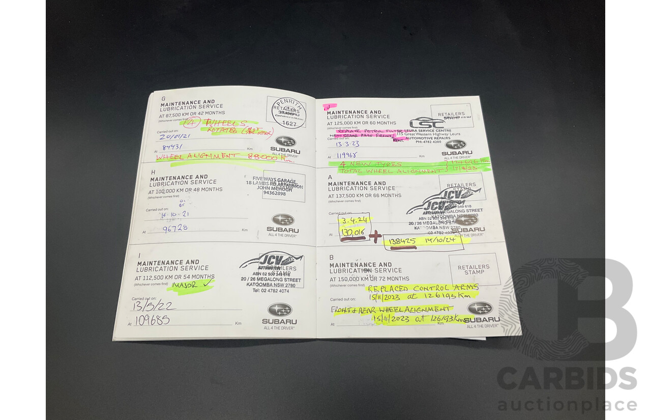 11/2016 Subaru Forester 2.5i-L (AWD) MY16 4D Wagon Venetian Red Metallic 2.5L