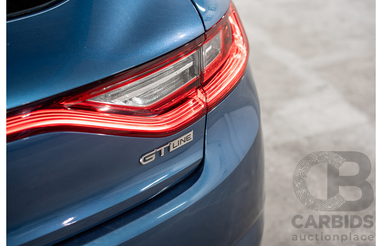 08/2018 Renault Megane GT-Line (FWD) XFB-BFB 5d Hatchback Blue Berlin Metallic Turbo 1.2L