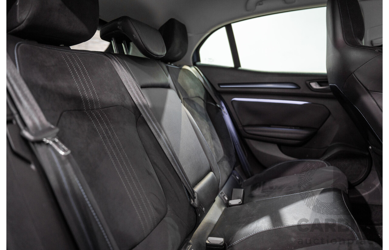 08/2018 Renault Megane GT-Line (FWD) XFB-BFB 5d Hatchback Blue Berlin Metallic Turbo 1.2L