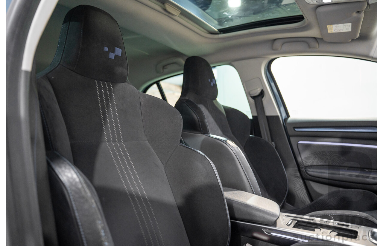 08/2018 Renault Megane GT-Line (FWD) XFB-BFB 5d Hatchback Blue Berlin Metallic Turbo 1.2L