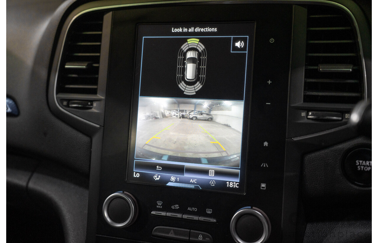 08/2018 Renault Megane GT-Line (FWD) XFB-BFB 5d Hatchback Blue Berlin Metallic Turbo 1.2L