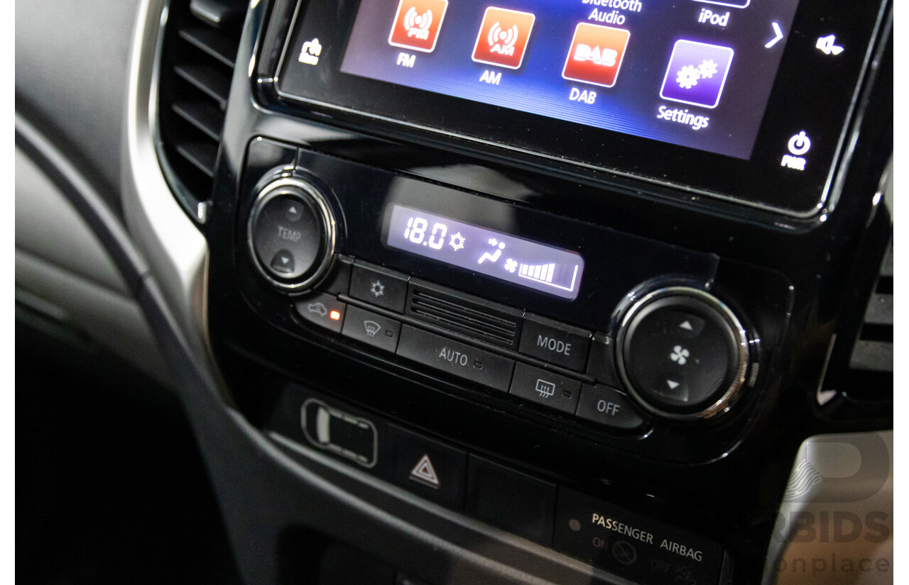 04/2018 Mitsubishi Triton GLX Plus (4x4) MQ MY18 Dual Cab Utility Solid White Turbo Diesel 2.4L