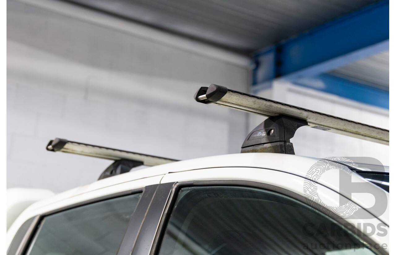 04/2018 Mitsubishi Triton GLX Plus (4x4) MQ MY18 Dual Cab Utility Solid White Turbo Diesel 2.4L