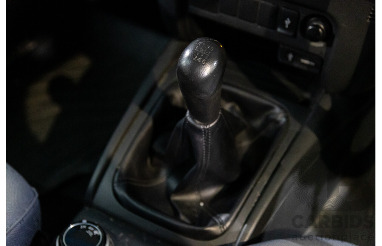 04/2018 Mitsubishi Triton GLX Plus (4x4) MQ MY18 Dual Cab Utility Solid White Turbo Diesel 2.4L